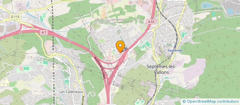localisation de l'entreprise ETUDES GESTION PATRIMOINE  SEPTEMES LES VALLONS