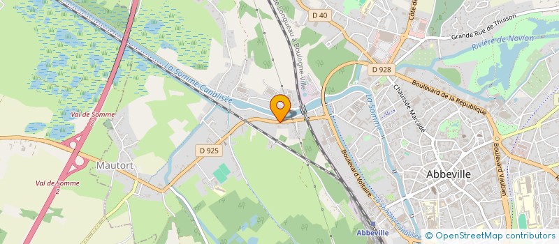 localisation de l'entreprise ETUDES IMMOBILIERES DOUCHIN à ABBEVILLE