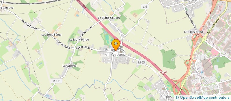 localisation de l'entreprise ETUDES & INDUSTRIES à EMMERIN