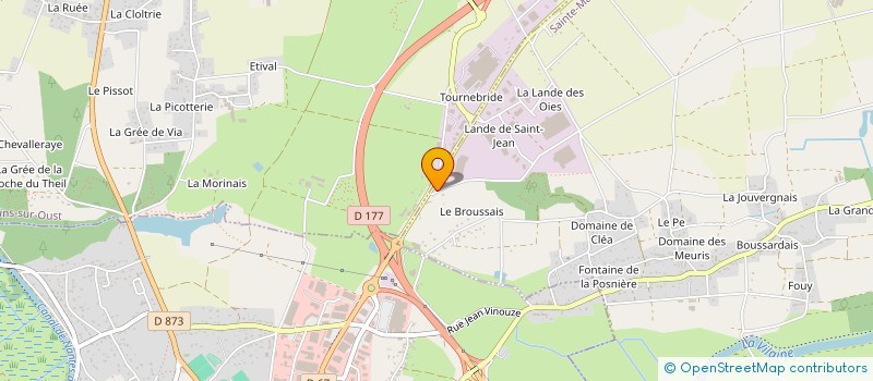 localisation de l'entreprise ETUDES INFORMATIQUES ET SERVICES à SAINTE-MARIE
