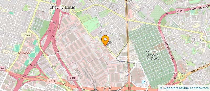 localisation de l'entreprise ETUDES INFRA à CHEVILLY-LARUE