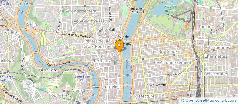 localisation de l'entreprise ETUDES INSTALLATIONS RAYONNAGES à LYON