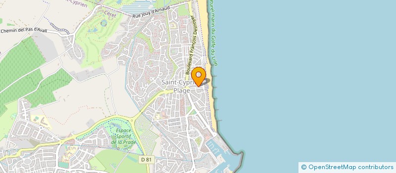 localisation de l'entreprise ETUDES & INVESTISSEMENTS  ST CYPRIEN