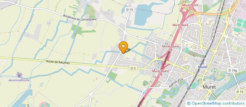 localisation de l'entreprise ETUDES MAITRISE CONCEPTION AMENAGEMENTS à MURET