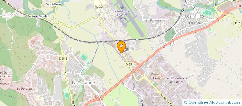 localisation de l'entreprise ETUDES MAITRISE COORDINATION CONTROLE EMCC à AIX-EN-PROVENCE