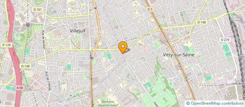 localisation de l'entreprise ETUDES METRE SERVICE ADMINISTRATIF à VILLEJUIF