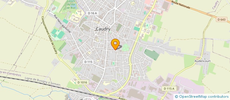 localisation de l'entreprise ETUDES MONTAGE TUYAUTERIE SOUDURE  CAUDRY