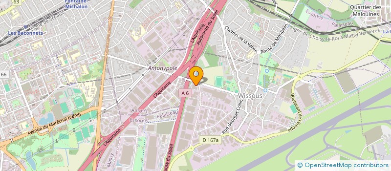 localisation de l'entreprise ETUDES-OUVRAGES-GENIE CIVIL à RUNGIS