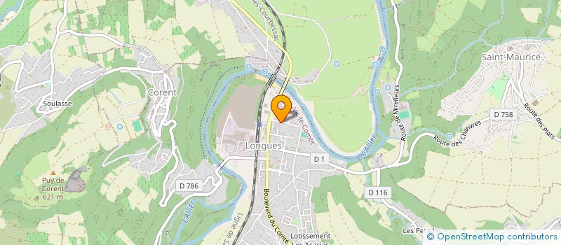 localisation de l'entreprise ETUDES PERSPECTIVES ENTREPRISES  VIC-LE-COMTE