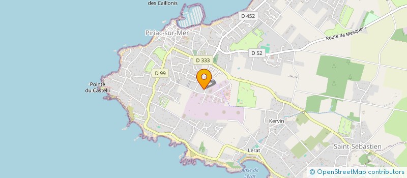 localisation de l'entreprise ETUDES PILOTAGE 3D à PIRIAC-SUR-MER