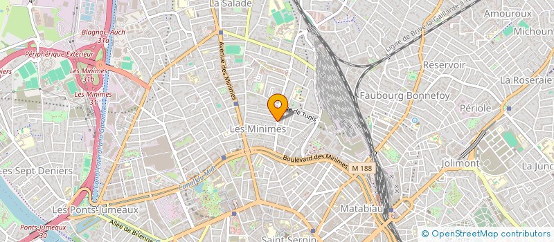 localisation de l'entreprise ETUDES PLURIDISCIPLINAIRES EN SCIENCES HUMAINES ET CRIMINOLOGIE (EPSHCRIMINOS) à TOULOUSE