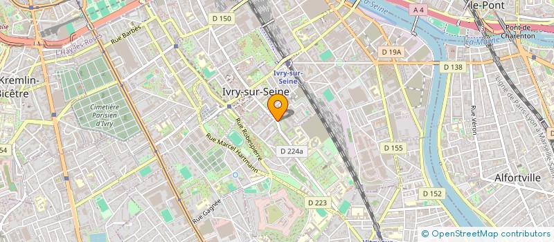 localisation de l'entreprise ETUDES PLURIDISCIPLINAIRES ET CONSEILS à IVRY-SUR-SEINE