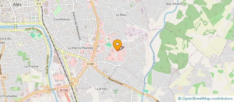 localisation de l'entreprise ETUDES PREPARATIONS ALESIENNES à ALES