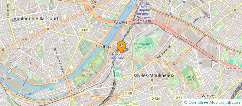localisation de l'entreprise ETUDES PREVISION ET ORGANISATION - GENERAL TRADE à ISSY-LES-MOULINEAUX