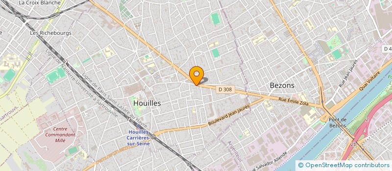 localisation de l'entreprise ETUDES REAL EMBALLAGES PLASTIQ à HOUILLES