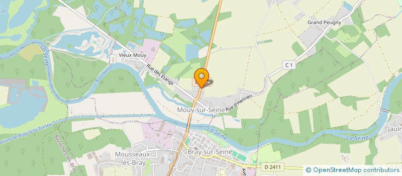 localisation de l'entreprise ETUDES REALIS CABLAGES INDUST  MOUY-SUR-SEINE