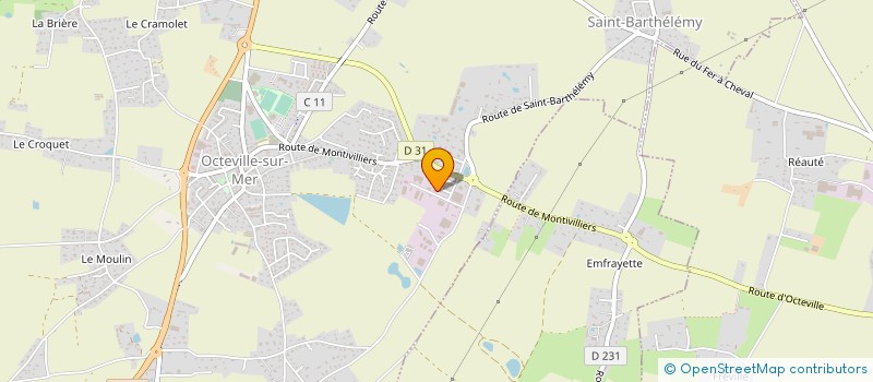 localisation de l'entreprise ETUDES REALIS INDUSTR ELECTR ELECTRONIQ à OCTEVILLE-SUR-MER