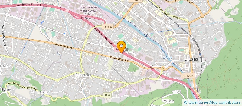 localisation de l'entreprise ETUDES REALIS REPRES INDUS COM à SCIONZIER