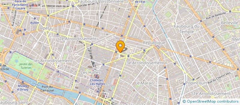 localisation de l'entreprise ETUDES REALISA INFORMAT COMPTA à PARIS
