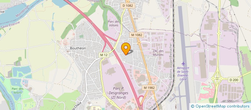 localisation de l'entreprise ETUDES REALISAT HYDRAU SCERHY MECAMIR à ANDREZIEUX-BOUTHEON