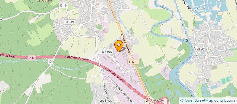 localisation de l'entreprise ETUDES REALISAT MAINTEN ENSEMBLES TECHNI à APPOIGNY