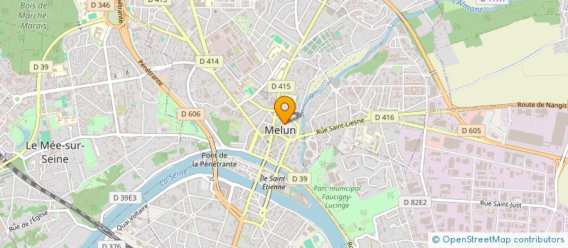 localisation de l'entreprise ETUDES REALISAT SYSTEMES COMMUNICATIONS à MELUN