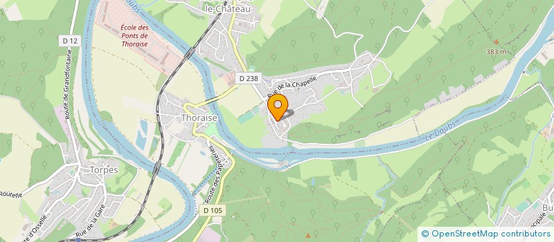 localisation de l'entreprise ETUDES REALISATION DE LOTISSEMENTS à MONTFERRAND-LE-CHATEAU