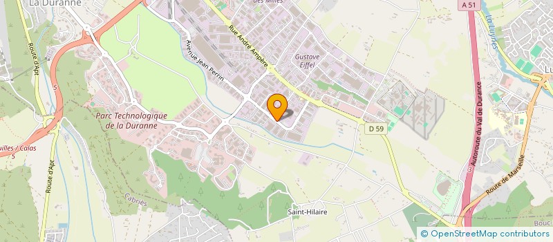 localisation de l'entreprise ETUDES REALISATION ET EXPLOITATION à AIX-EN-PROVENCE
