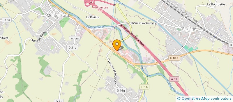 localisation de l'entreprise ETUDES & REALISATIONS à AYGUESVIVES