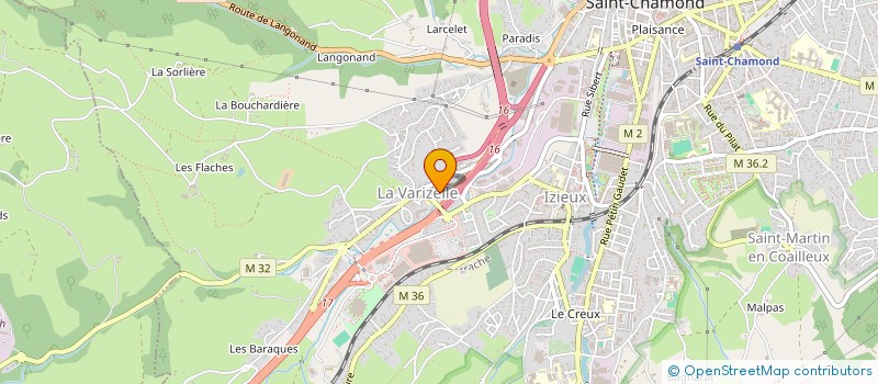 localisation de l'entreprise ETUDES & REALISATIONS D'AUTOMATISMES ERA à SAINT-CHAMOND