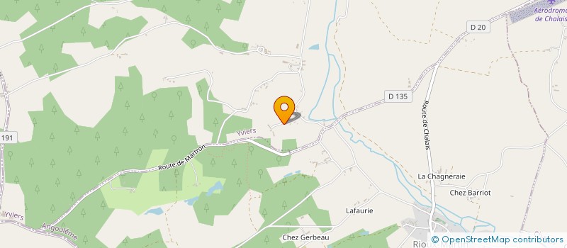 localisation de l'entreprise ETUDES  REALISATIONS INDUSTRIELLES  COURLAC