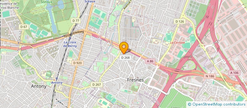 localisation de l'entreprise ETUDES & REALISATIONS TECH & SERVICES à FRESNES
