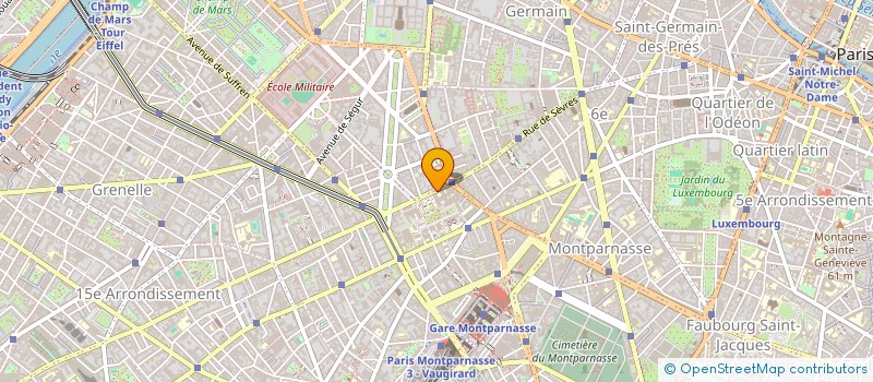 localisation de l'entreprise ETUDES RECHERCHES DEVELOPPEMENT ENFANT  PARIS