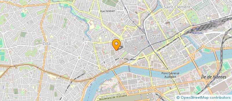 localisation de l'entreprise ETUDES RECHERCHES GENEALOGIQUES à NANTES