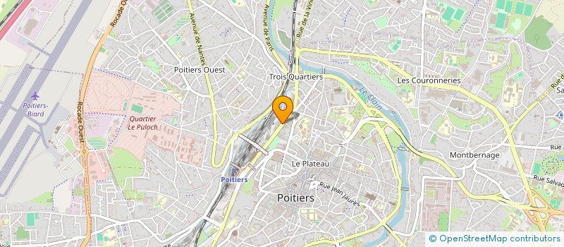 localisation de l'entreprise ETUDES RECHERCHES MATERIAUX à POITIERS