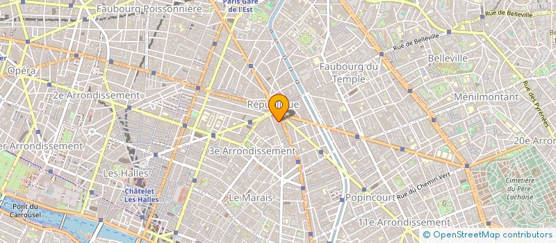 localisation de l'entreprise ETUDES RECHERCHES PSYCHO ENTREPRISES à PARIS