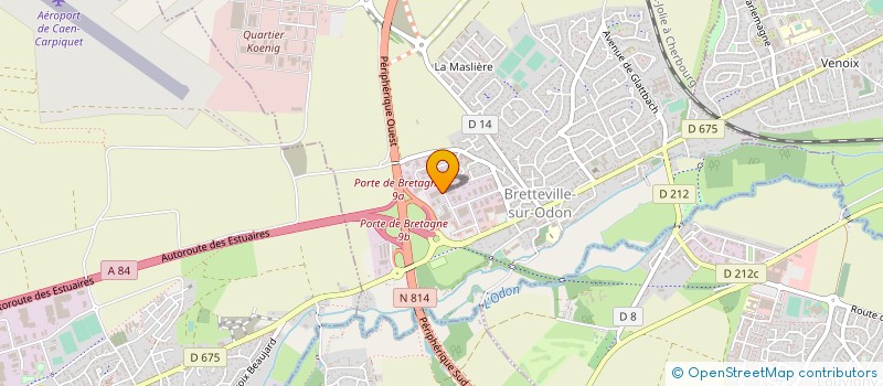 localisation de l'entreprise ETUDES ROBOTIQUE MACHINES SPECIALES à BRETTEVILLE-SUR-ODON