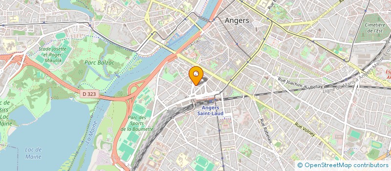 localisation de l'entreprise ETUDES SARRET-TERRASSE à ANGERS