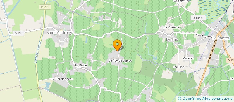 localisation de l'entreprise ETUDES SERVICES ETANCHEITE  SAINT-ANDRONY