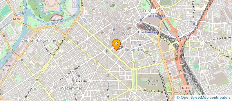 localisation de l'entreprise ETUDES SERVICES IMMOB MAITRISE D OEUVRE à LILLE