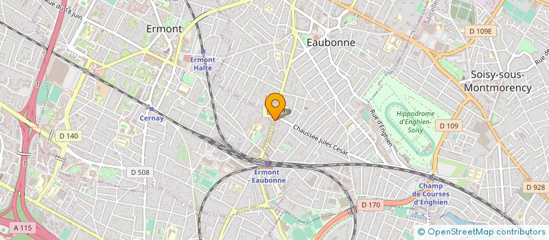 localisation de l'entreprise ETUDES SERVICES MAINTENANCES E S M à EAUBONNE