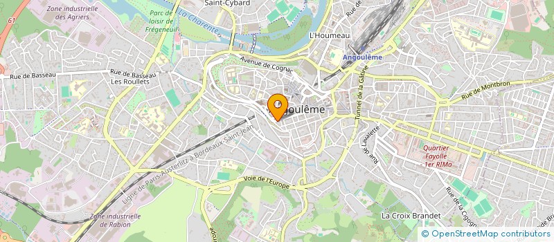 localisation de l'entreprise ETUDES SURVEILLEES CTRE APPLIC LINGUISTI à ANGOULEME