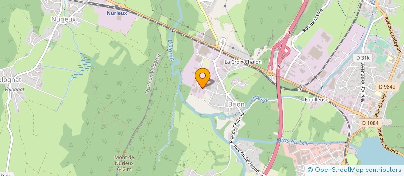 localisation de l'entreprise ETUDES TECHNIQUES APPLICATION PLASTIQUES à BRION