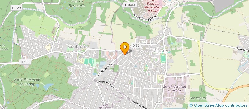localisation de l'entreprise ETUDES TECHNIQUES NDB à COURTRY