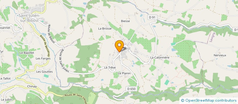 localisation de l'entreprise ETUDES TECHNIQUES RESEAUX à BESSENAY