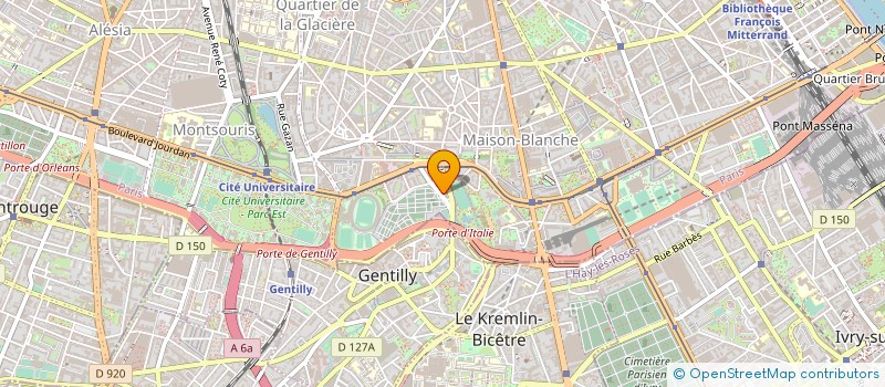 localisation de l'entreprise ETUDES THERMIQUES ELECTRIQUES SANITAIRES à PARIS