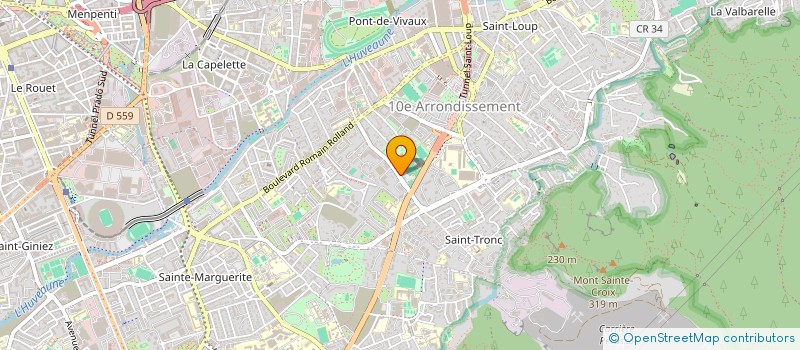 localisation de l'entreprise ETUDES TRAVAUX CONSEILS à MARSEILLE