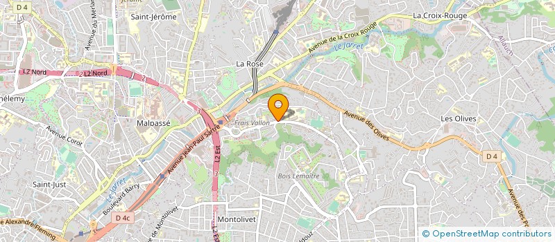 localisation de l'entreprise ETUDES TRAVAUX HABITAT INDIV ET COLLECT à MARSEILLE 13