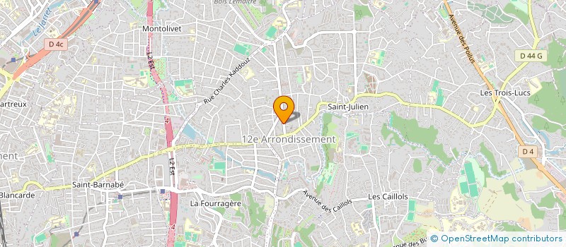 localisation de l'entreprise ETUDES TRAVAUX LITIGES RECOUVREMENTS à MARSEILLE