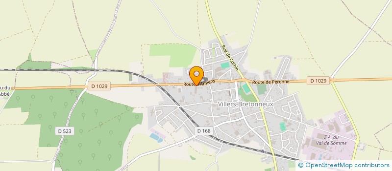 localisation de l'entreprise ETUDES UTILISATION TUILES à VILLERS-BRETONNEUX